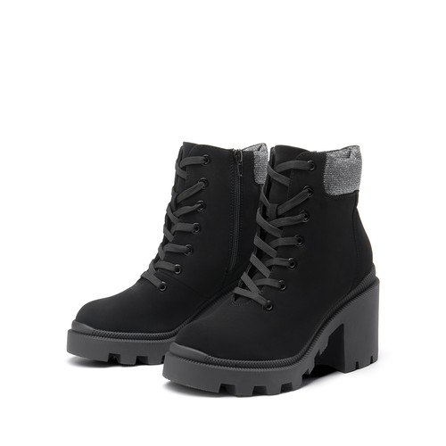 Women chunky heel ankle boots - heel,
