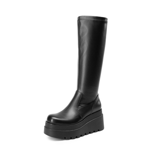 Women knee high platform - women's,