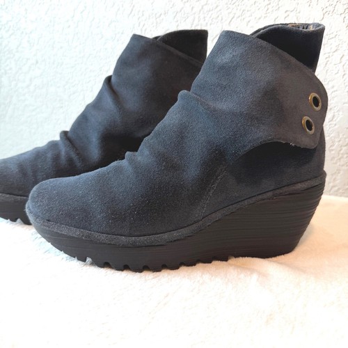 Fly london wedge boots womens - fly,